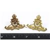 Image 1 : #171 WW2 ROYAL CANADIAN ARTILLERY COLLAR BADGES