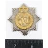 Image 1 : #181 ROYAL CANADIAN REGIMENT CAP BADGE W/ SLIDER