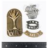 Image 1 : #184  BRITISH MILITARY INSIGNIA SHOULDER TITLES +