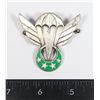 Image 1 : #193 FRENCH MADE PARATROOPER BADGE DRAGO PARIS