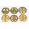 Image 2 : #199 DUTCH BERET BADGE LOT OF 6 ASSORTED WORN