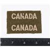 Image 1 : #202 WW2 CANADIAN SHOULDER TITLE UNCUT PAIR