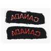Image 2 : #205 WW2 ROYAL CANADIAN NAVY CLOTH UNIFORM TITLES