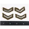 Image 1 : #207 WW2 CANADIAN BATTLEDRESS CHEVRON LOT OF 4
