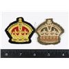 Image 1 : #209 WW2 KINGS CROWN SLEEVE RANK INSIGNIA UNIFORM