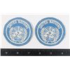 Image 1 : #232  PAIR UNITED NATIONS MILITARY PATCH COLD WAR