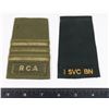 Image 1 : #236 LOT CANADIAN SHOULDER BOARDS RCA 1 SVC BN