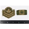 Image 1 : #243 CANADIAN MILITARY INSIGNIA FLAG + CHEVRON