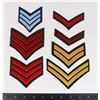 Image 1 : #244 LOT ASSORTED MILITARY  CHEVRON INSIGNIA