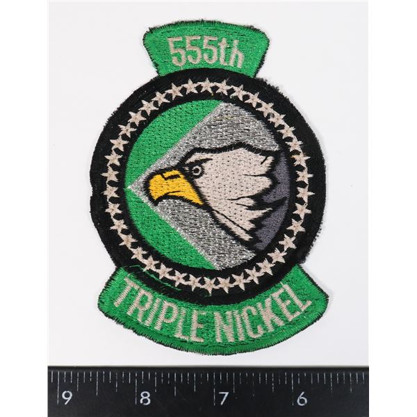 #248 USA USAF 555TH FIGHTER SQUADRON PATCH CREST