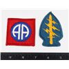 Image 1 : #249 UNITED STATES 82ND AIRBORNE INSIGNIA PATCH +