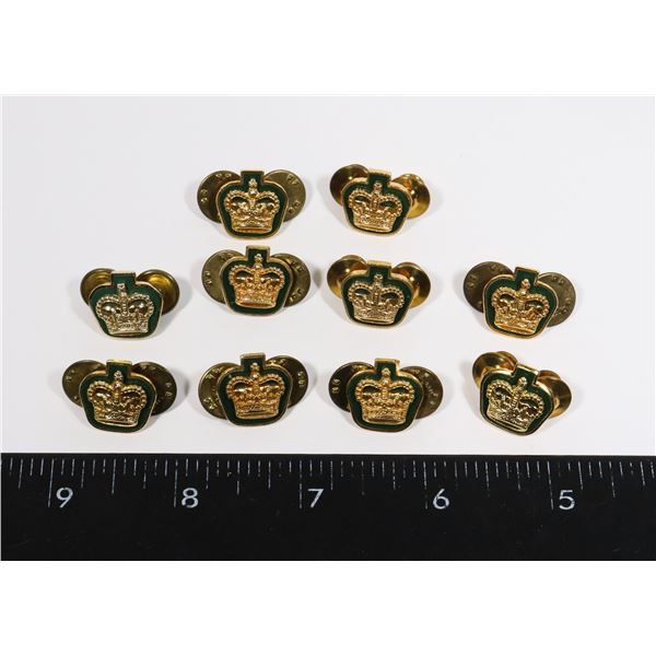 #251 CANADIAN MILITARY QUEENS CROWN INSIGNIA