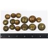 Image 1 : #253 WW2 49TH EDMONTON REGIMENT BUTTONS W/