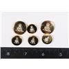 Image 1 : #254 LOT 6 ROYAL ARTILLERY BUTTONS BRITISH LONDON