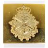 Image 2 : #256 CANADIAN FORCES BELT BUCKLE BRASS WITH PARTS