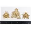 Image 1 : #263 STAYBRITE RCMP CAP BADGE COLLAR BADGE SCULLY
