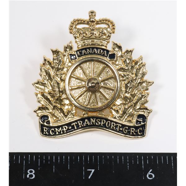 #264 RCMP TRANSPORT DIVISION CAP BADGE QEII