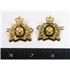 Image 1 : #265 ROYAL CANADIAN MOUNTED POLICE COLLAR BADGE