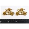 Image 1 : #266 RCMP GRC SHOULDER TITLE SET