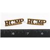 Image 1 : #268  UNUSUAL SMALL RCMP SHOULDER TITLE VARIATION