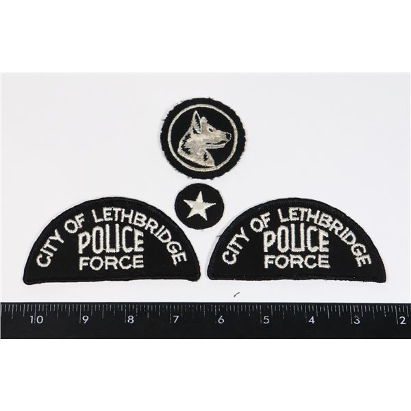 #283 CITY  LETHBRIDGE POLICE FORCE SHOULDER PATCH
