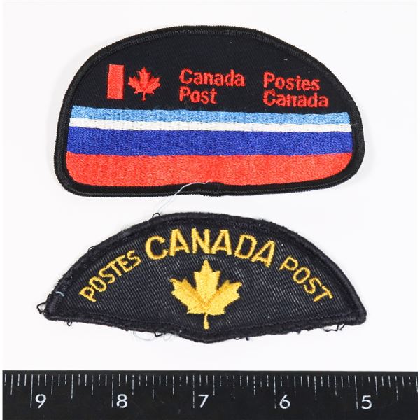 #289 PAIR CANADA POST PATCH CRES UNIFORM INSIGNIA
