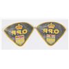 Image 2 : #291 LOT ONTARIO PROVINCIAL POLICE PATCH CRESTS
