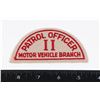 Image 1 : #293 PATROL OFFICER II MOTOR VEHICLE BRANCH PATCH
