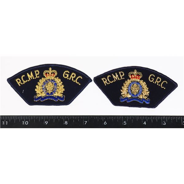 #295 AIR RCMP GRC POLICE SHOULDER TITLE PATCH SET