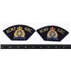 Image 1 : #295 AIR RCMP GRC POLICE SHOULDER TITLE PATCH SET
