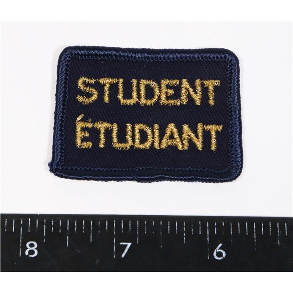 #296 ROYAL CANADIAN MOUNTED POLICE STUDENT PATCH