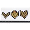 Image 1 : #299 RCMP CHEVRON RANK INSIGNIA LOT OF 3 PATCHES