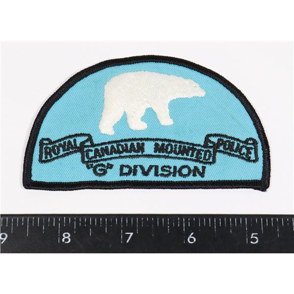 #310 RCMP NWT FIORD NORTHERN DETACHMENT PATCH