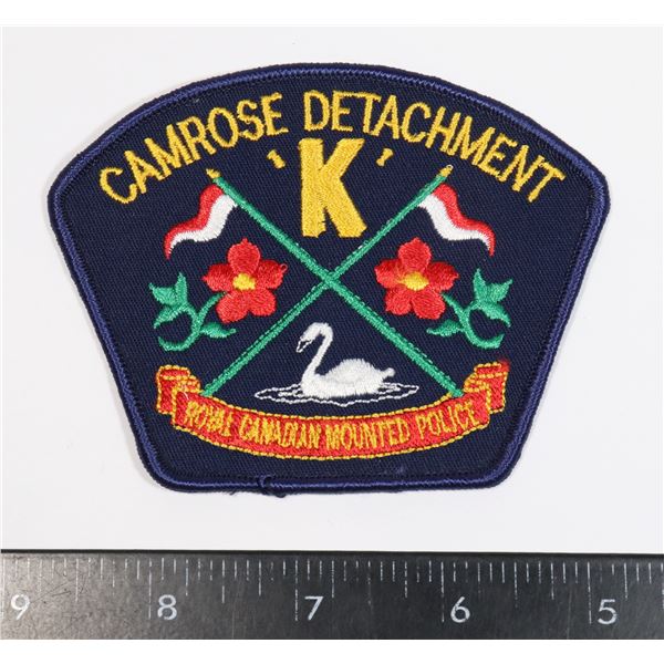 #311 RCMP CAMROSE DETACHMENT K DIVISION PATCH
