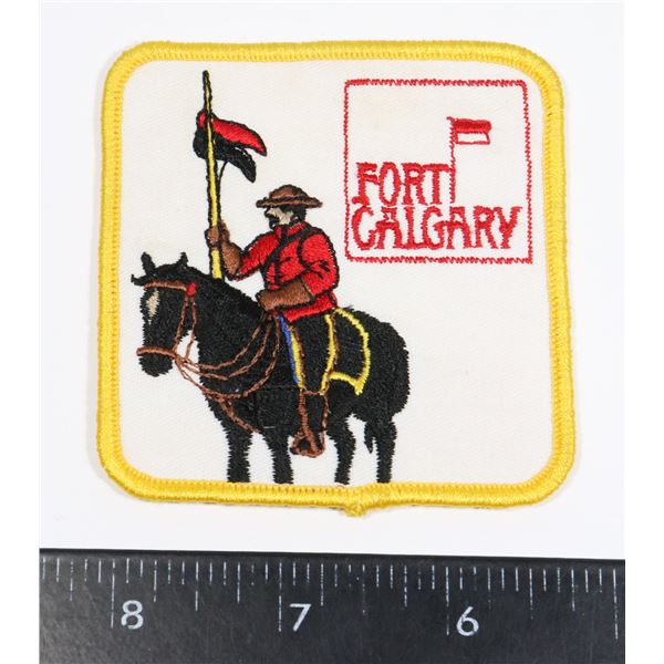#313 RCMP FORT CALGARY INSIGNIA TOURIST CREST