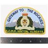 Image 1 : #314 RCMP HINTON ALBERTA PATCH GATEWAY TO ROCKIES