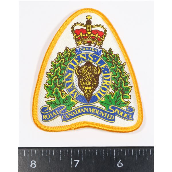#316 ROYAL CANADIAN MOUNTED POLICE JACKET PATCH