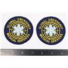 Image 1 : #317 PAIR GLOBAL EMERGENCY MEDICAL SERVICES PATCH