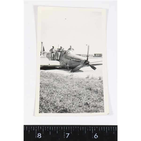 #328 WW2 RAF BRITISH CRASHED PLANE PHOTOGRAPH