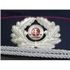 Image 2 : #340  EAST GERMAN OFFICER'S VISOR CAP BLUE WITH