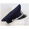 Image 3 : #340  EAST GERMAN OFFICER'S VISOR CAP BLUE WITH