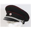 Image 1 : #341 EAST GERMAN OFFICER'S VISOR CAP FIRE BRIGADE