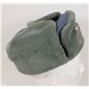 Image 3 : #343 EAST GERMAN MILITARY ARMY NVA WINTER  CAP HAT