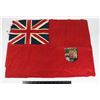 Image 1 : #375 WW2 CANADIAN RED ENSIGN FLAG 23 X 17 INCHES