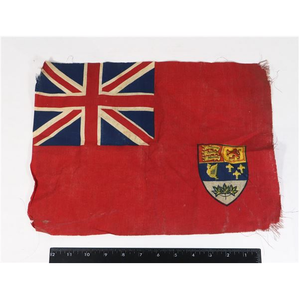 #376  WW2 CANADIAN RED ENSIGN FLAG 11 X 5 INCHES