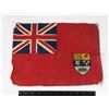 Image 1 : #376  WW2 CANADIAN RED ENSIGN FLAG 11 X 5 INCHES