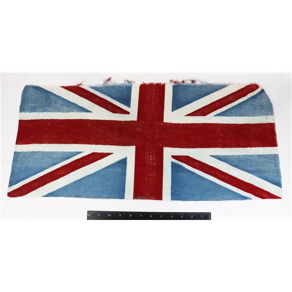 #377 WW2 BRITISH UNION JACK FLAG 28 X 15 INCHES