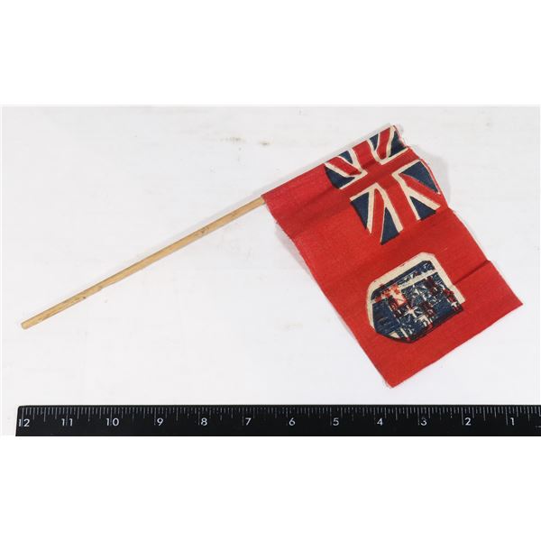 #378 WW2 CANADIAN RED ENSIGN STICK FLAG HOMEFRONT