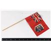 Image 1 : #378 WW2 CANADIAN RED ENSIGN STICK FLAG HOMEFRONT
