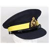 Image 1 : #390 1973 RCMP OFFICERS VISOR CAP WITH BADGE